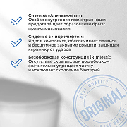 Унитаз-компакт WellWant Aura WWUN2113WS цвет Белый с бачком и сиденьем Микролифт-1