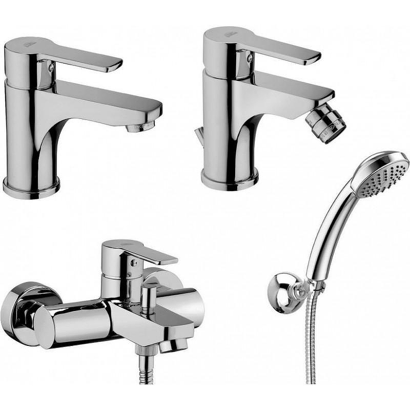 Комплект смесителей Paffoni Red 255122 с донным клапаном 
