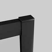 Душевой уголок Aquatek 90x90 AQ.RO.090.1BL профиль Черный матовый стекло прозрачное-4