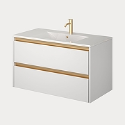 Тумба под раковину SanVit Люксор 70 kluxor2070 подвесная цвет Белый матовый