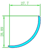 Рассеиватель Arlight ARH-KANT-H30-2000 Round Frost-PM 016582 IP 20-1