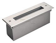 Встраиваемый в дорогу светильник Arlight LTD-LINE-TILT-S210-8W Warm3000 (SL, 120 deg, 230V) 024944 цвет серебро