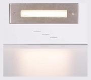 Встраиваемый в дорогу светильник Arlight LTD-LINE-TILT-S210-8W Warm3000 (SL, 120 deg, 230V) 024944 цвет серебро-1