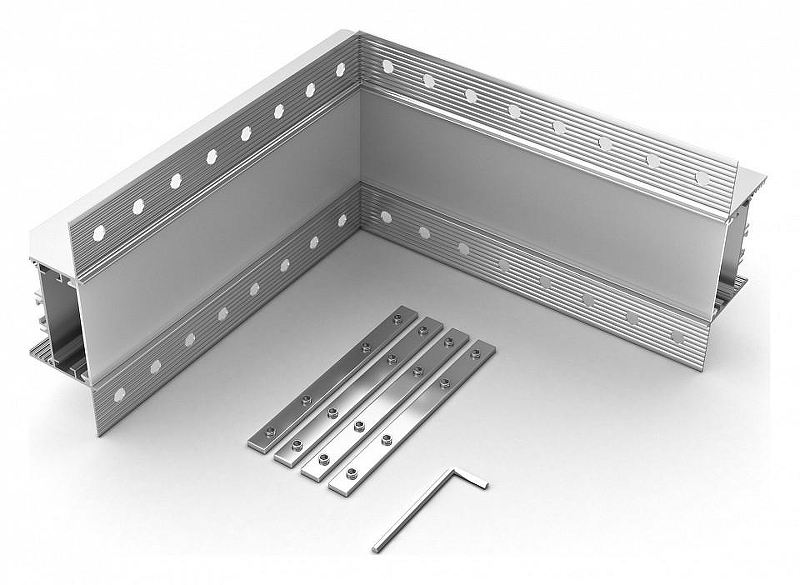 Соединитель угловой L-образный накладной Arlight S-LUX 030103 