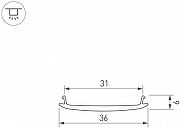 Рассеиватель Arlight CEIL 040821(1) IP 20-1