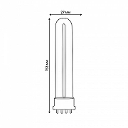 Лампа компактная люминесцентная Uniel ESL-PL 06000 IP0-3