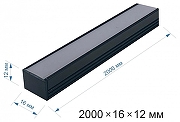 Короб накладной Apeyron Electrics 08-10-ЧБ цвет Черный-1
