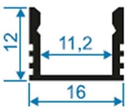 Короб накладной Apeyron Electrics 08-10-ЧБ цвет Черный-11
