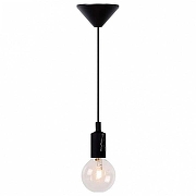 Подвесной светильник Lucide Fix 08408/01/30 цвет плафона/подвески Прозрачный, цвет арматуры Черный-1