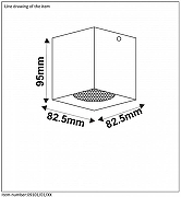 Накладной светильник Lucide Bodi 09101/01/12 цвет Хром-3