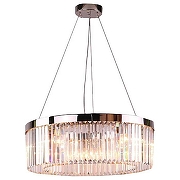 Подвесной светильник Newport 10110 10110+6/C gold цвет плафона/подвески Прозрачный, цвет арматуры Золото-1