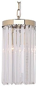 Подвесной светильник Newport 10110 10111/S gold цвет плафона/подвески Прозрачный, цвет арматуры Золото
