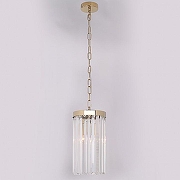 Подвесной светильник Newport 10110 10111/S gold цвет плафона/подвески Прозрачный, цвет арматуры Золото-2