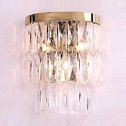 Бра Newport 1012 10123/A gold цвет плафона/подвески Прозрачный, цвет арматуры Золото