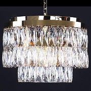 Подвесной светильник Newport 10120 10125/C gold цвет плафона/подвески Прозрачный, цвет арматуры Золото