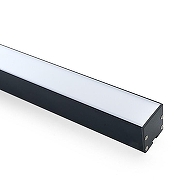 Короб накладной Feron CAB256 10369 цвет черный