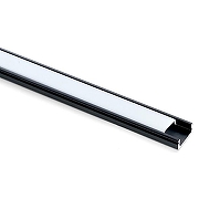 Короб накладной Feron CAB262 10371 цвет черный