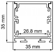 Короб накладной Feron CAB256 10372 цвет белый-4