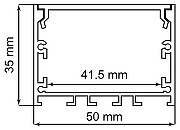 Короб накладной Feron CAB257 10373 цвет белый-4
