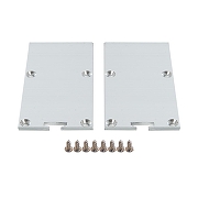 Короб накладной Feron CAB266 10377 цвет серебро-2