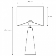 Настольная лампа Lucide Extravaganza Velvet 10501/81/37 цвет плафона/подвески Бирюзовый, цвет арматуры Бирюзовый-4