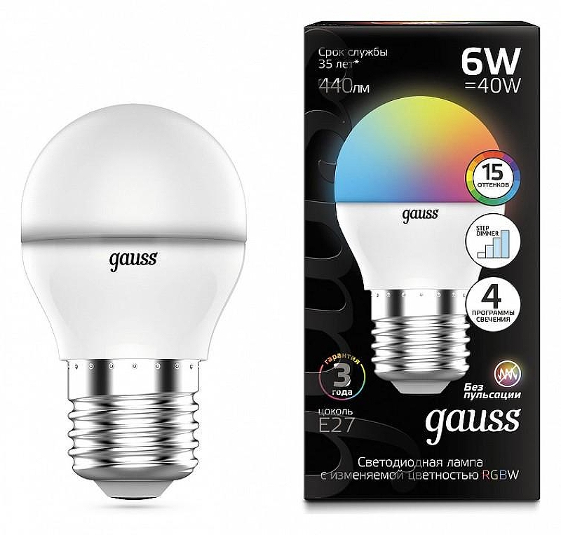 Светодиодная лампа Gauss 105102406 