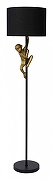 Торшер Lucide Extravaganza Chimp 10702/81/30 цвет плафона/подвески Черный, цвет арматуры Золото, Черный-1