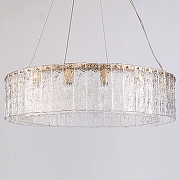 Подвесной светильник Newport 10820 10826+4/S brass цвет плафона/подвески Прозрачный, цвет арматуры Латунь