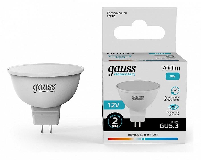 Светодиодная лампа Gauss Elementary 11529 