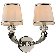 Бра Newport 11600 11602/A цвет плафона/подвески Бежевый, цвет арматуры Никель