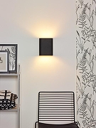 Накладной светильник Lucide Ovalis 12219/02/30 цвет плафона/подвески Черный, цвет арматуры Черный-4