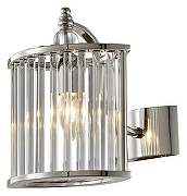 Бра Newport 12300 12301/A цвет плафона/подвески Прозрачный, цвет арматуры Никель