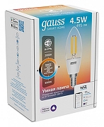 Лампа светодиодная с управлением через Wi-Fi Gauss Smart Home 1250112 IP 20-1