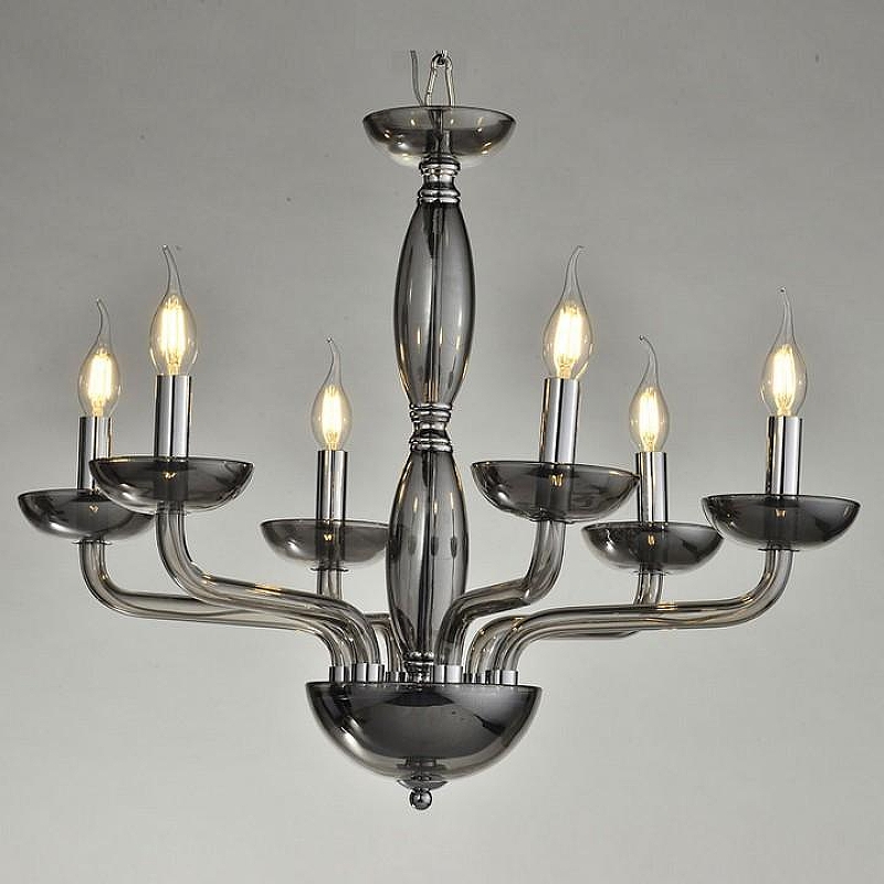 Люстра Newport 12600 12606/S smoke 