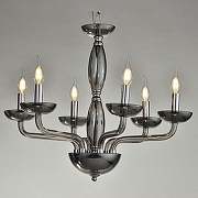 Люстра Newport 12600 12606/S smoke цвет арматуры Дымчатый, Хром