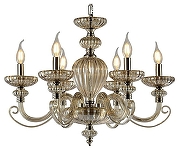 Люстра Newport 12800 12806/S cognac цвет арматуры Коньячный, Хром