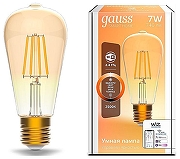 Лампа светодиодная с управлением через Wi-Fi Gauss Smart Home 1290112 IP 20