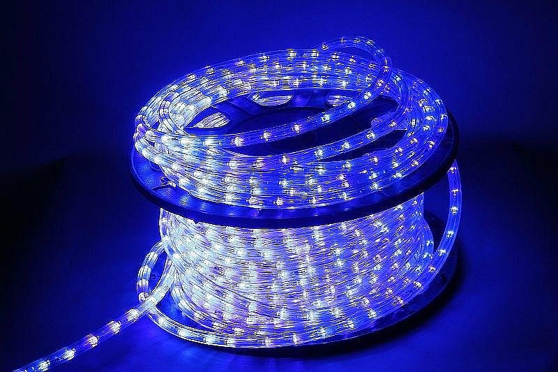 Шнур световой Sneha 13-3W-50M-220V-LED-U CUT 1M BL 