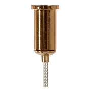 Подвесной светильник Lucide Slalom 13493/68/96 цвет плафона/подвески Коричневый, цвет арматуры Золото, Латунь-6