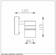 Светильник на штанге Lucide Arne-Led 14867/05/12 цвет плафона/подвески Хром, цвет арматуры Хром-3