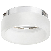 Плафон стеклянный Lightstar Rullo 202430 цвет серебристый