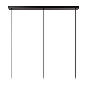 Подвесной светильник Lucide Tagalog 21429/03/30 цвет плафона/подвески Черный, цвет арматуры Черный-3