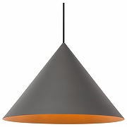 Подвесной светильник Lucide Spitze 21440/60/36 цвет плафона/подвески Серый, цвет арматуры Черный