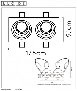 Встраиваемый светильник Lucide Embed 22959/02/30 цвет Черный-4