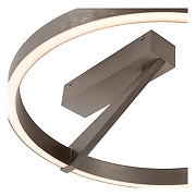 Светильник на штанге Lucide Applause 23100/40/15 цвет плафона/подвески Серый, Металик, цвет арматуры Металлик-6