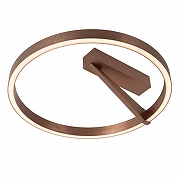 Светильник на штанге Lucide Applause 23100/40/96 цвет плафона/подвески Коричневый, цвет арматуры Коричневый-1