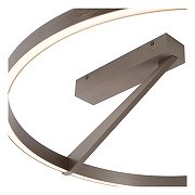 Светильник на штанге Lucide Applause 23100/60/15 цвет плафона/подвески Серый, Металик, цвет арматуры Металлик-7