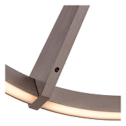 Подвесной светильник Lucide Applause 23400/60/15 цвет плафона/подвески Серый, Металик, цвет арматуры Металлик-7