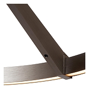 Подвесной светильник Lucide Applause 23400/60/15 цвет плафона/подвески Серый, Металик, цвет арматуры Металлик-9