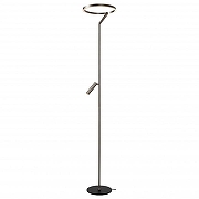 Торшер с подсветкой Lucide Applause 23700/20/15 цвет плафона/подвески Серый, Металик, цвет арматуры Металлик